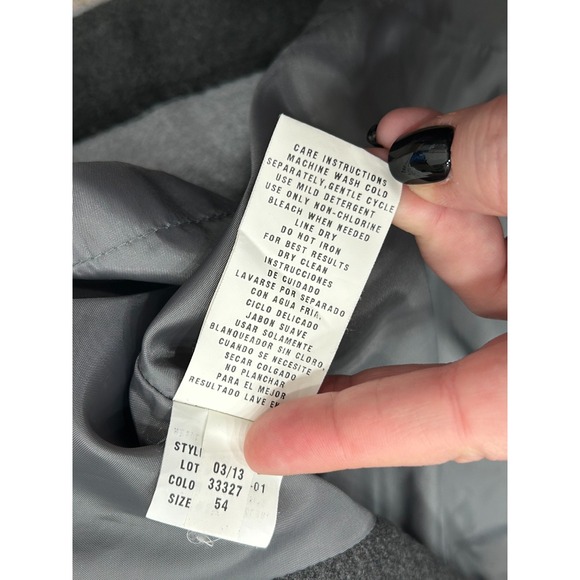 Rothschild Dress Coat & Hat Girls 2T Gray Military Style Double Breasted Winter - Picture 10 of 11